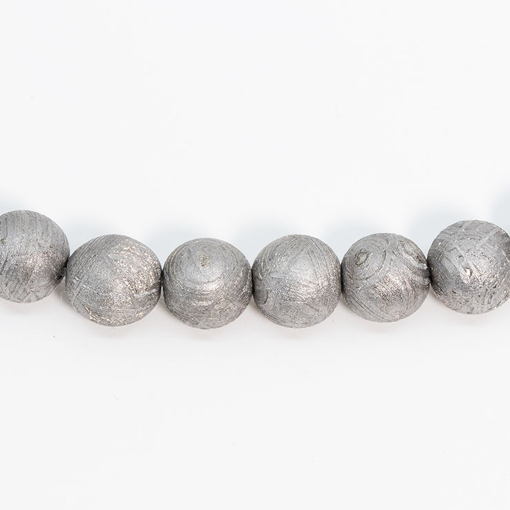 【一点もの】アイアンメテオライト（ムオニナルスタ隕石） シンプルブレスレット【鑑別書付き】