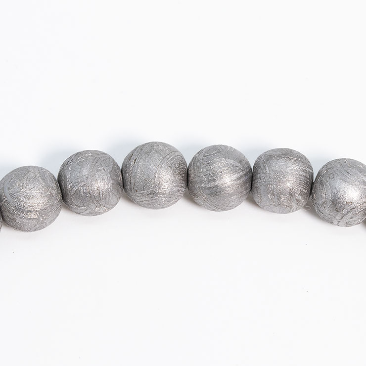 【一点もの】アイアンメテオライト（ムオニナルスタ隕石） シンプルブレスレット【鑑別書付き】