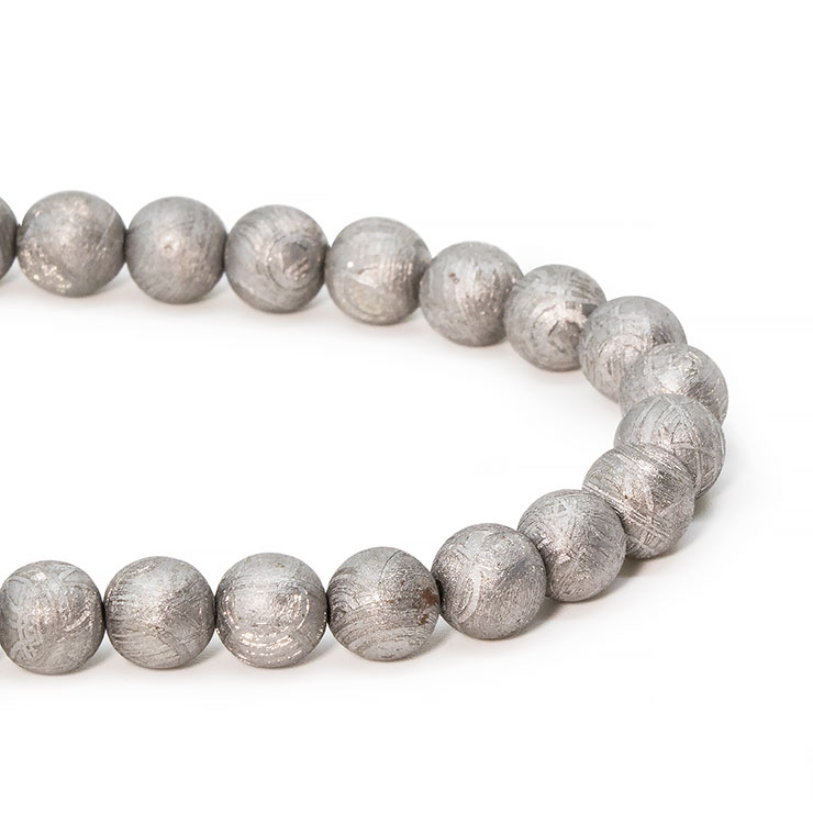 【一点もの】アイアンメテオライト（ムオニナルスタ隕石） シンプルブレスレット【鑑別書付き】