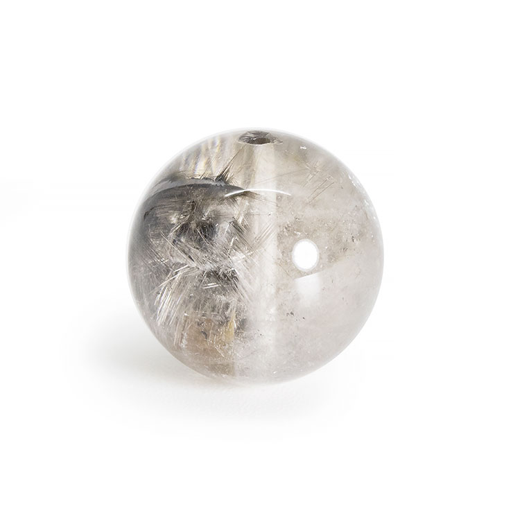 【一点もの】プラチナルチルクォーツ12mm【鑑別書付き】