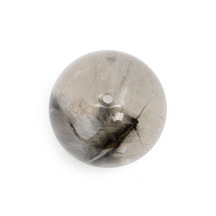 【一点もの】プラチナルチルクォーツ12mm【鑑別書付き】