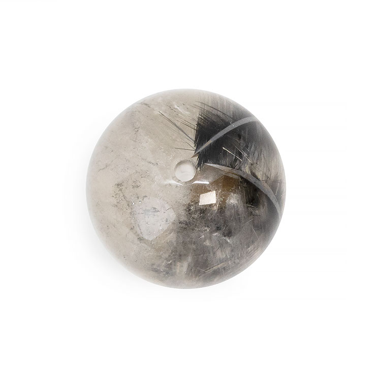 【一点もの】プラチナルチルクォーツ12mm【鑑別書付き】