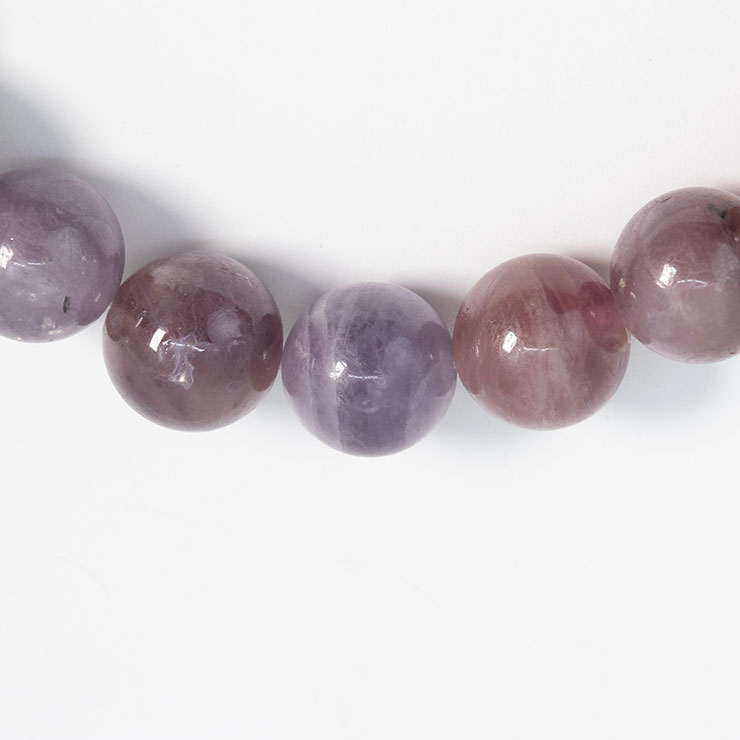 【一点もの】マルチカラースピネル9mm シンプルブレスレット【鑑別書付き】