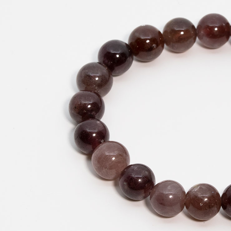 【一点もの】マルチカラースピネル9mm シンプルブレスレット