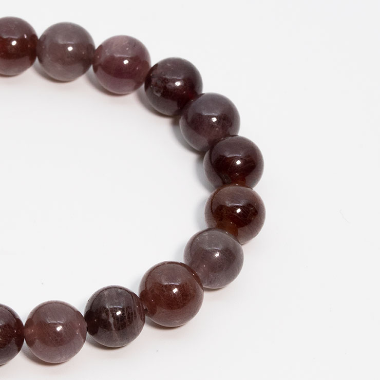 【一点もの】マルチカラースピネル9mm シンプルブレスレット