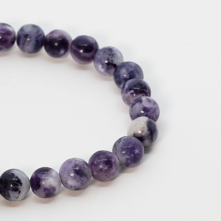 【一点もの】ティファニーストーン6mm シンプルブレスレット