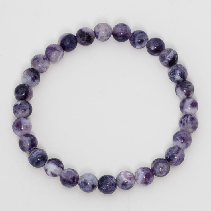 【一点もの】ティファニーストーン6mm シンプルブレスレット