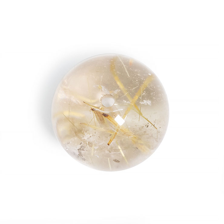 【一点もの】タイチンルチルクォーツ 12mm