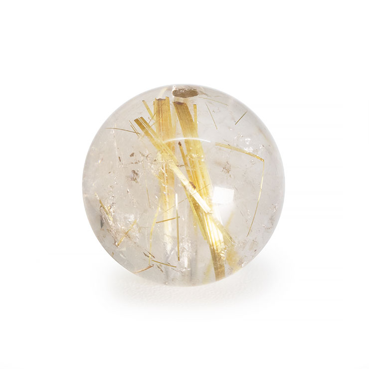 【一点もの】タイチンルチルクォーツ 12mm