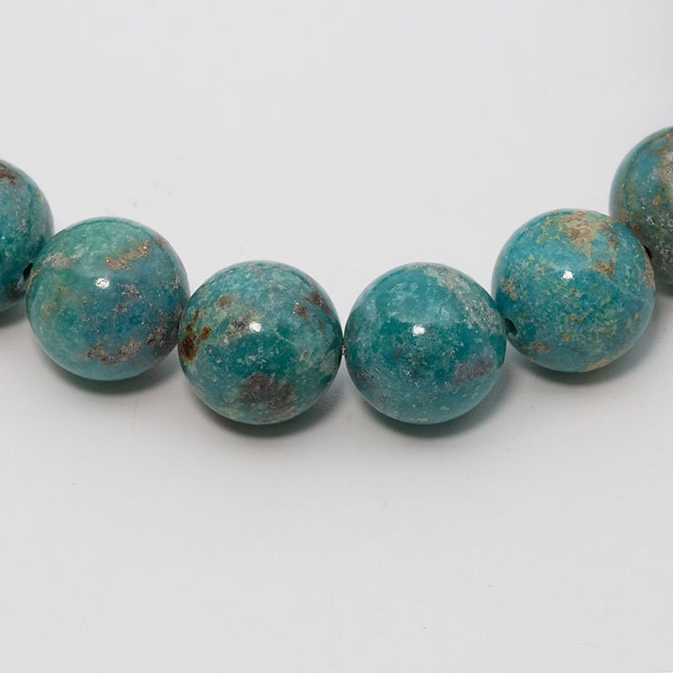 【一点もの】ターコイズ10mm シンプルブレスレット