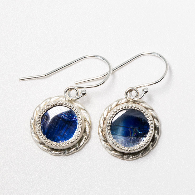 【一点もの】ネパール産カイヤナイト ピアス