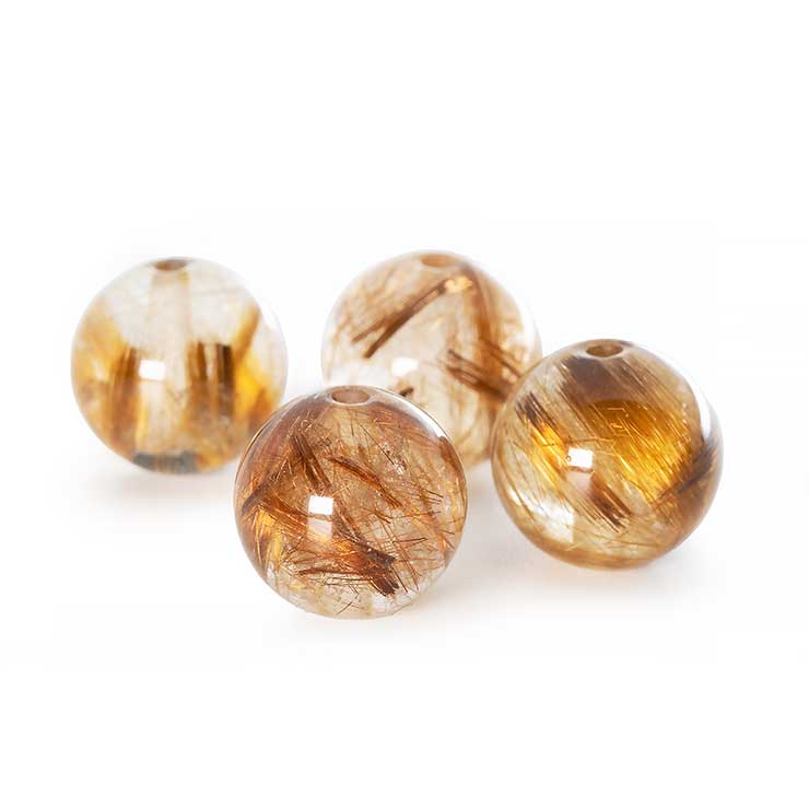 【粒売り/バラ売り】ブロンズルチルクォーツ 8mm