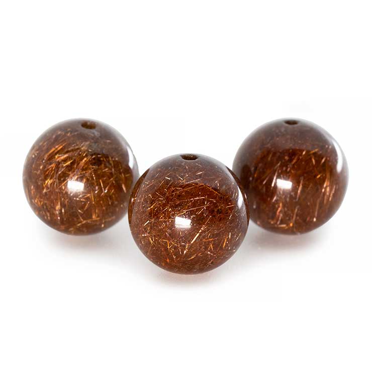 【粒売り/バラ売り】レッドルチルクォーツ（針多め） 11mm