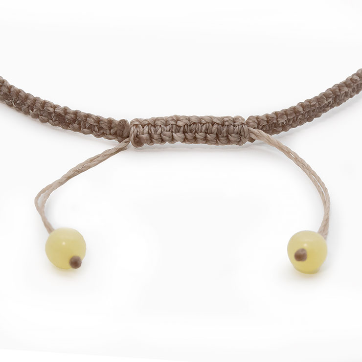 サードオニキス・アラゴナイト編みアンクレット