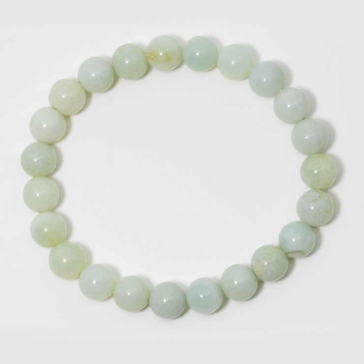 緑桜瑪瑙 シンプルブレスレット