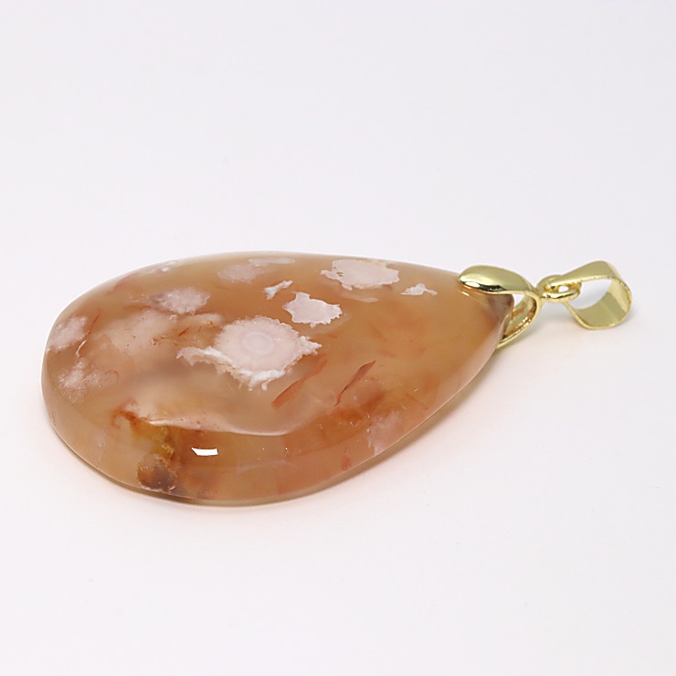 【一点もの】桜瑪瑙 ペンダントトップ