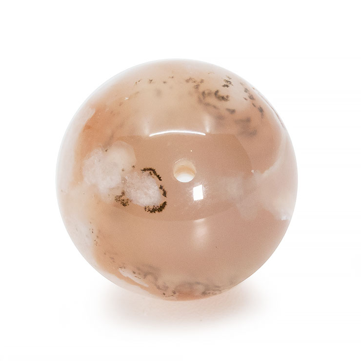 【一点もの】桜瑪瑙ビーズ 14mm
