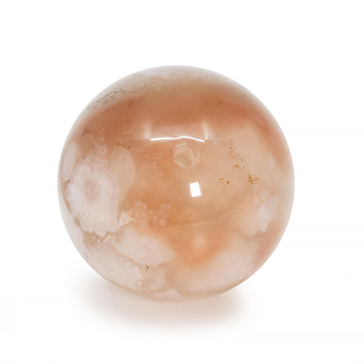 【一点もの】桜瑪瑙ビーズ 14mm
