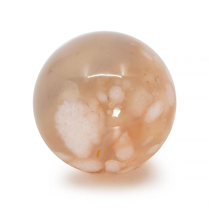 【一点もの】桜瑪瑙ビーズ 14mm