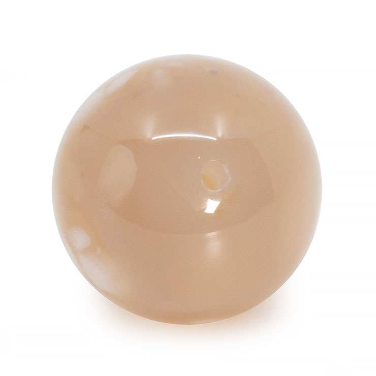 【一点もの】桜瑪瑙ビーズ 14mm
