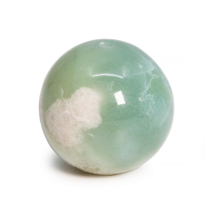 一点もの】緑桜瑪瑙ビーズ 14mm｜天然石・パワーストーン通販 Pascle