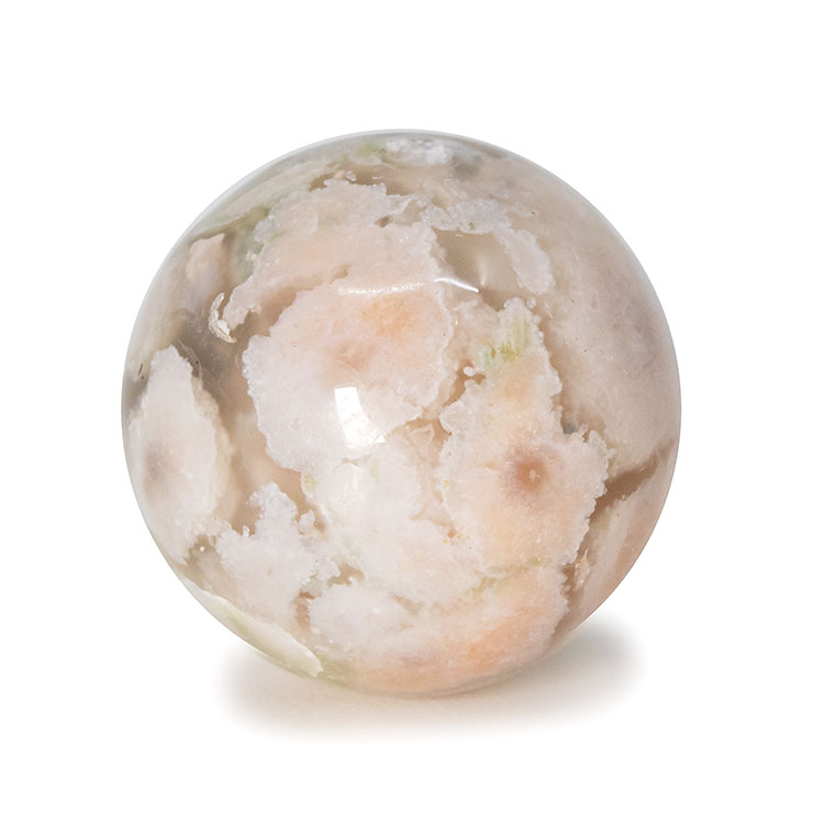 【一点もの】桜瑪瑙ビーズ 15mm