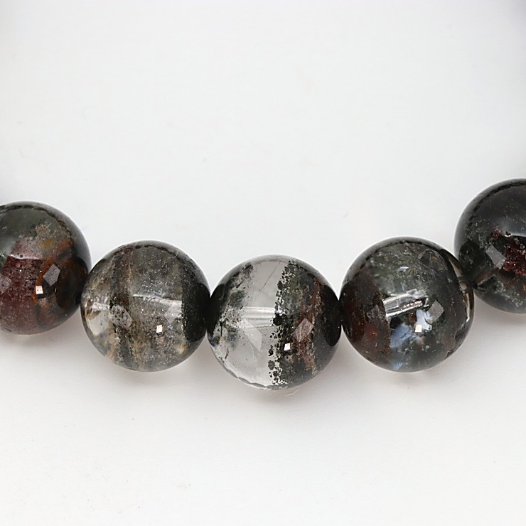 【一点もの】ガーデンクォーツ12mm シンプルブレスレット