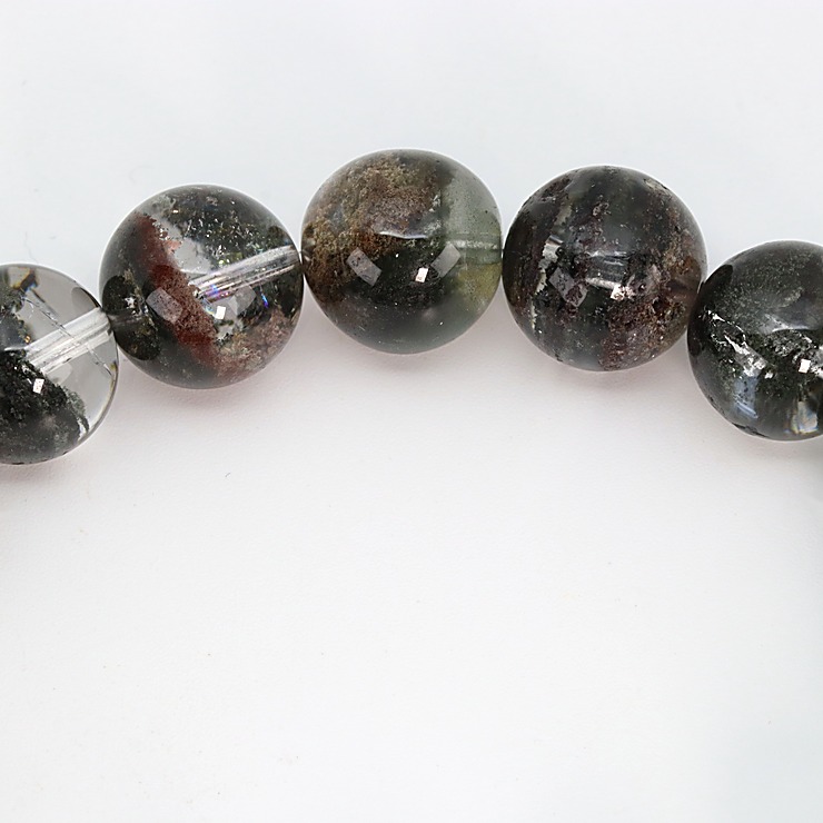 【一点もの】ガーデンクォーツ12mm シンプルブレスレット