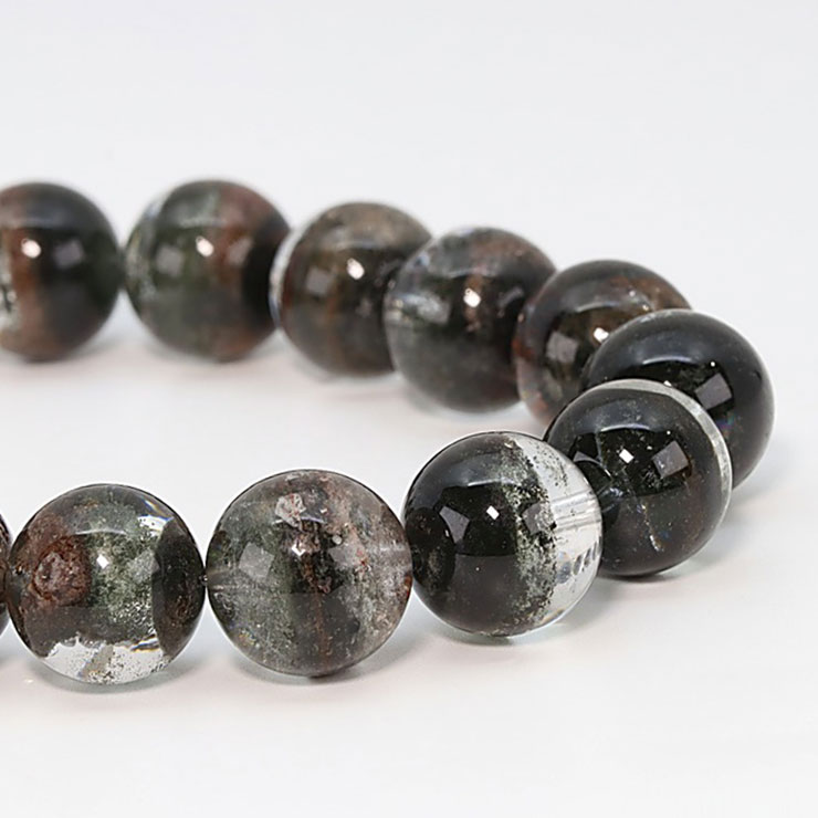 【一点もの】ガーデンクォーツ12mm シンプルブレスレット