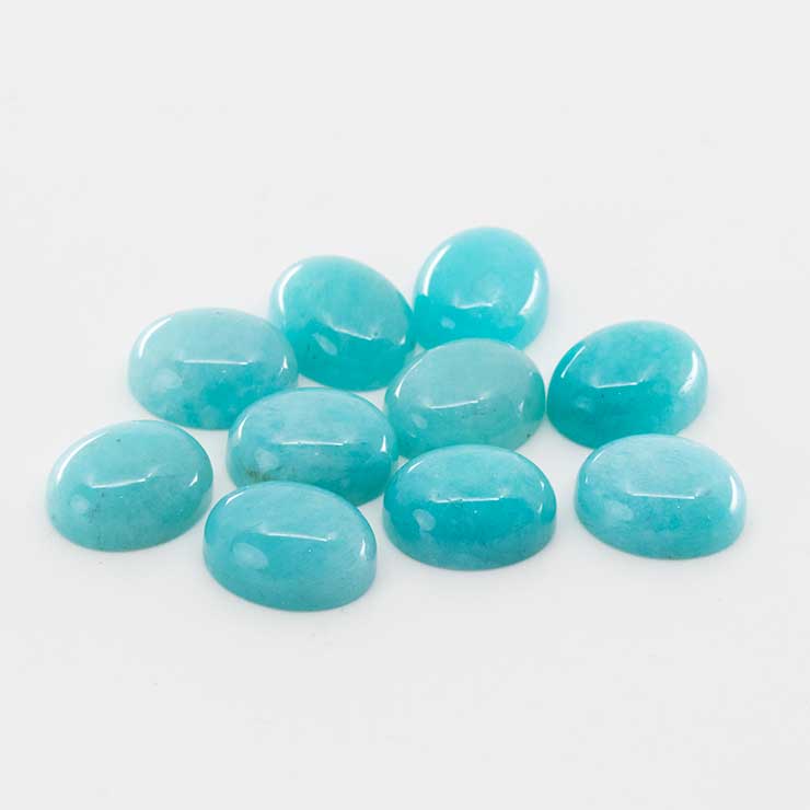 ルース カボション アマゾナイト 8×10mm