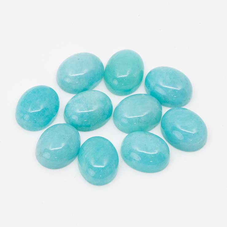 ルース カボション アマゾナイト 8×10mm