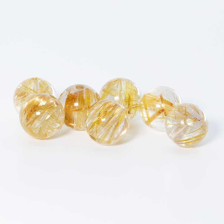 【粒売り/バラ売り】タイチンルチルクォーツ 8mm