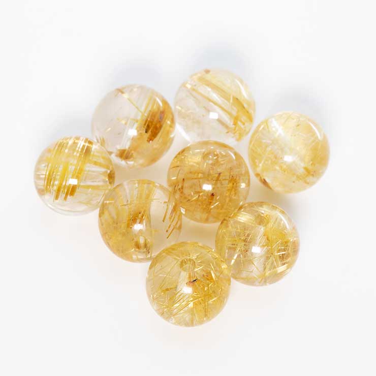 【粒売り/バラ売り】タイチンルチルクォーツ 8mm