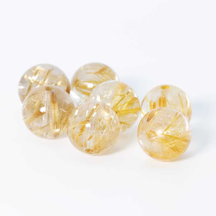 【粒売り/バラ売り】タイチンルチルクォーツ 10mm