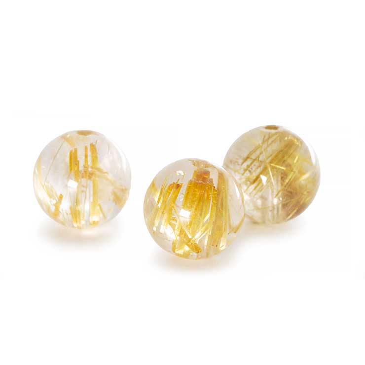 【粒売り/バラ売り】タイチンルチルクォーツ 10mm