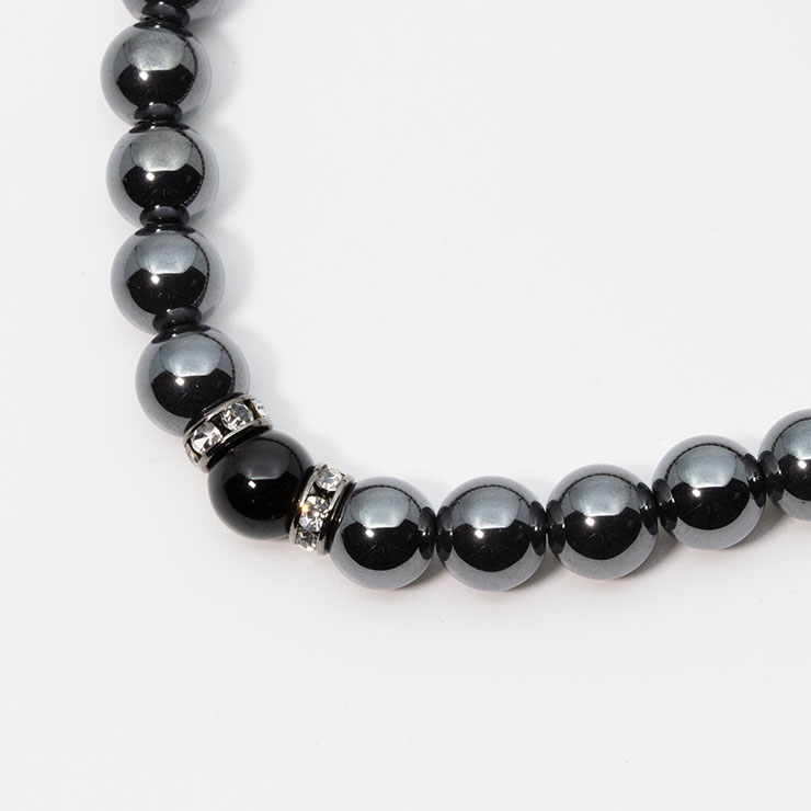 【X.G】ヘマタイト メンズブレスレット