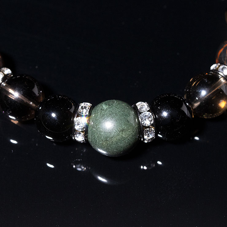 【X.G】神居古潭石・十勝石 メンズブレスレット