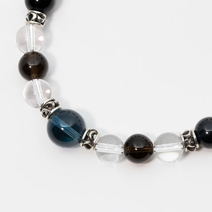 【X.G・一点もの】ロンドンブルートパーズ デザインブレスレット