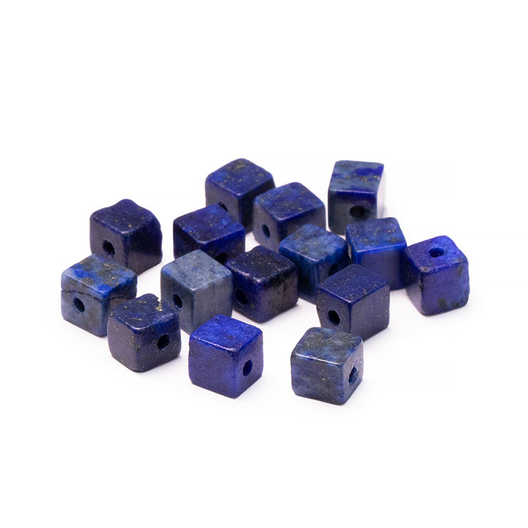 【粒売り/バラ売り】ラピスラズリ（キューブカット）4mm