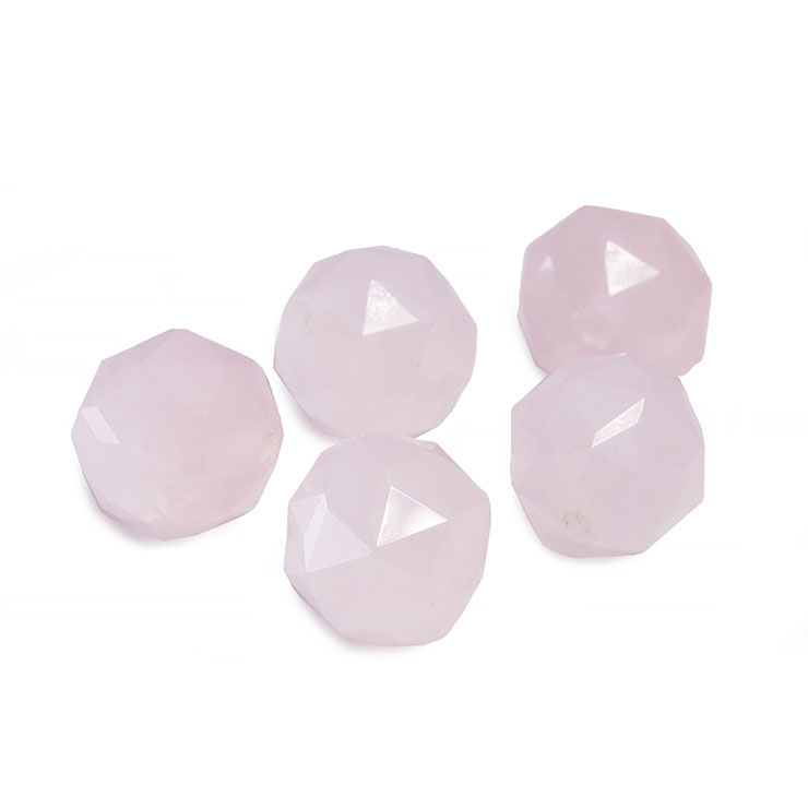 【粒売り/バラ売り】ローズクォーツ（スターカット） 10mm